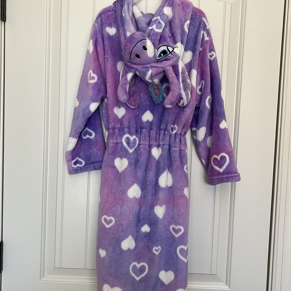 Unicorn Hood Robe - Picture 4 of 5